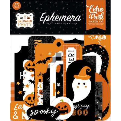 Echo Park Halloween Party Die Cuts - Ephemera